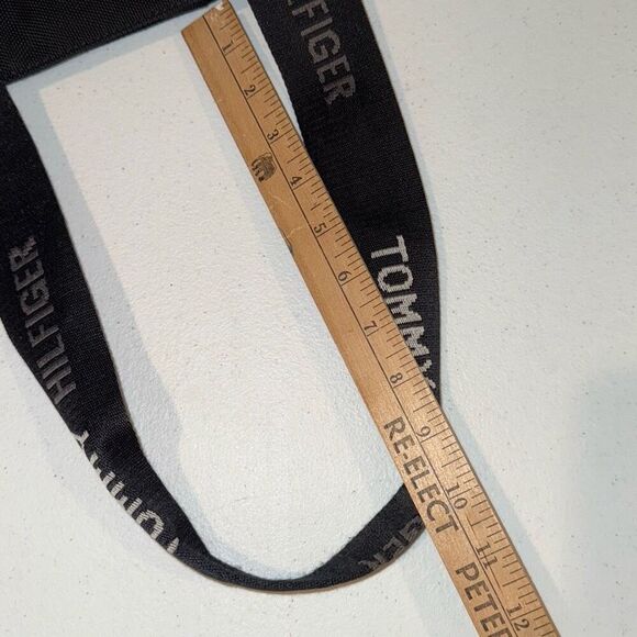 Tommy Hilfiger Black Canvas Tote Bag - Picture 14 of 15